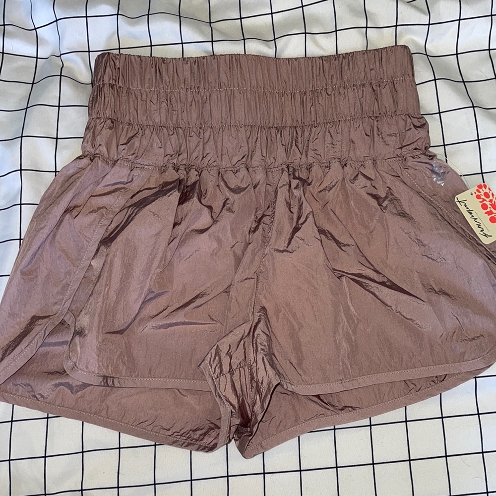 Free people high waisted athletic shorts